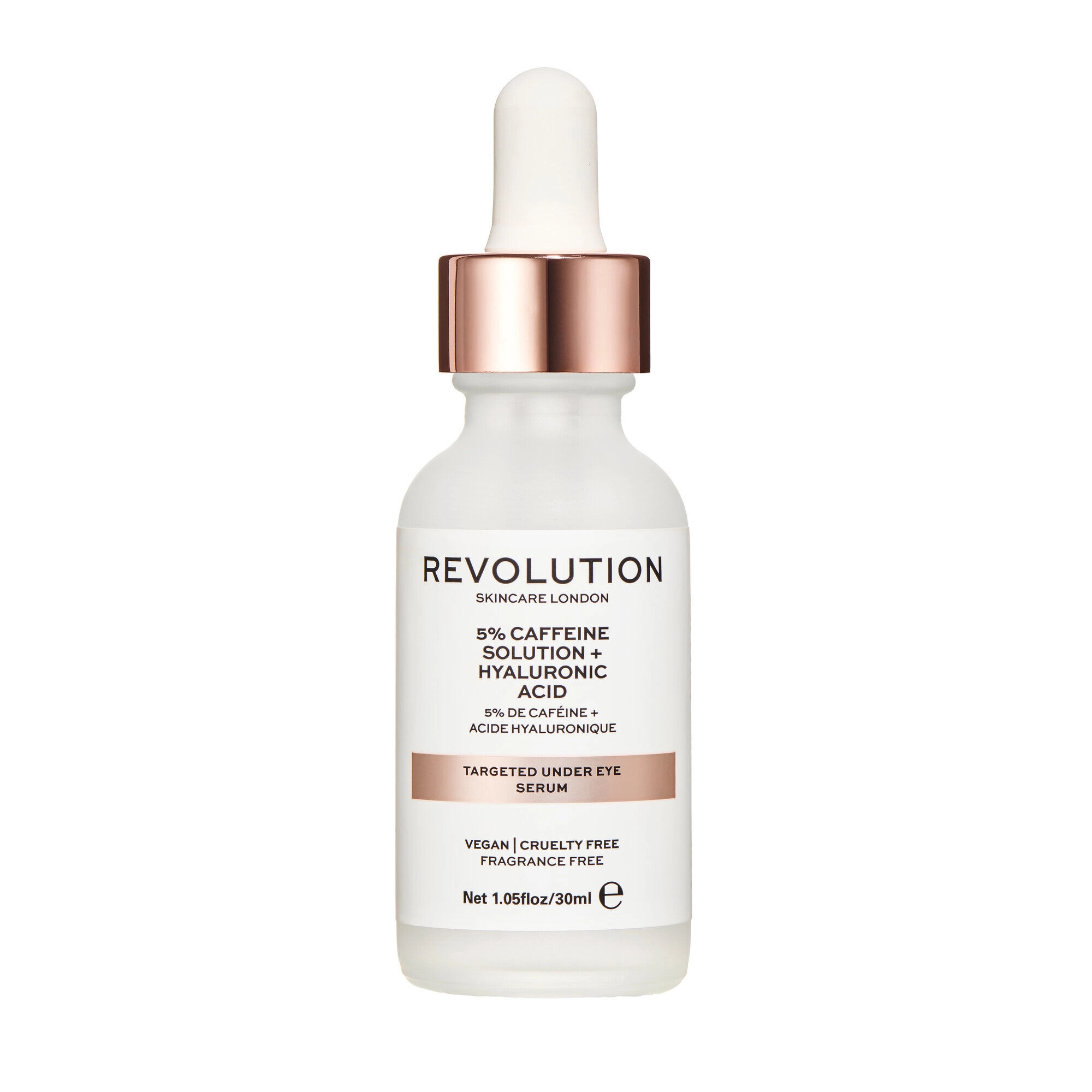 Contorno Caffeine 5% + Acido Hialurónico – Revolution Skincare