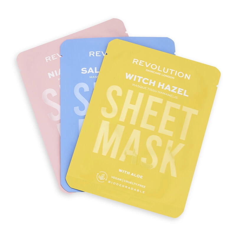 Pack 3 Sheet mask Imperfecciones – Revolution Skincare