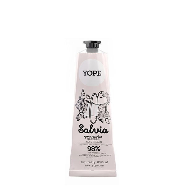 CREMA DE MANOS NATURAL SALVIA Y CAVIAR – Yope